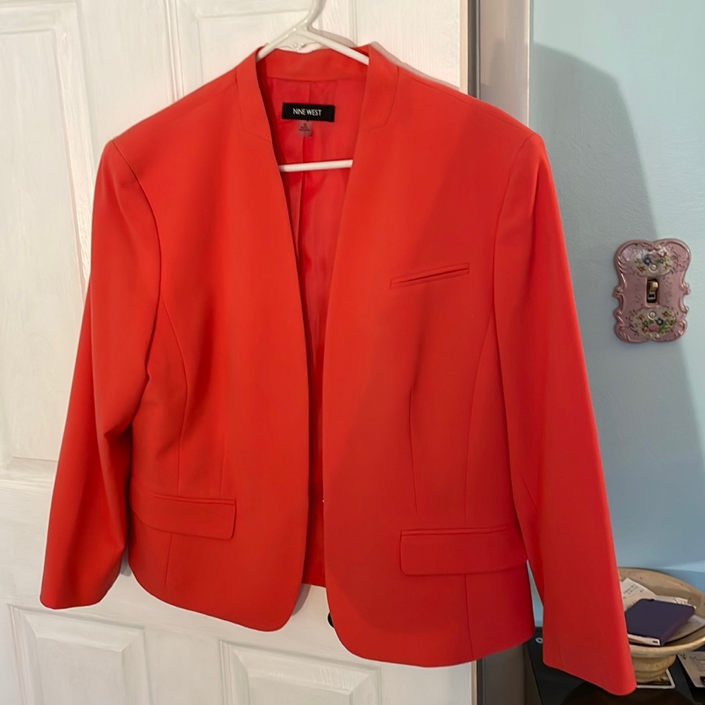 Nine West salmon blazer